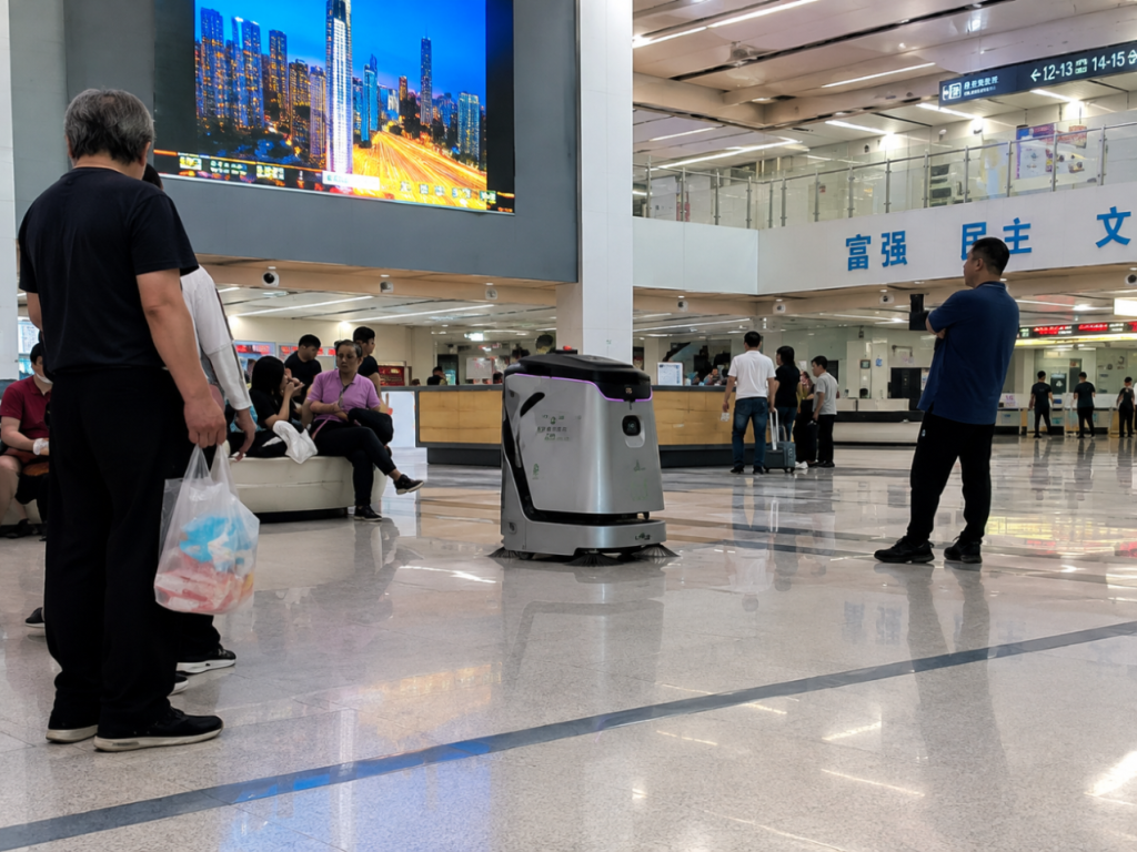 Cleaning robot cleaning in Hospitals