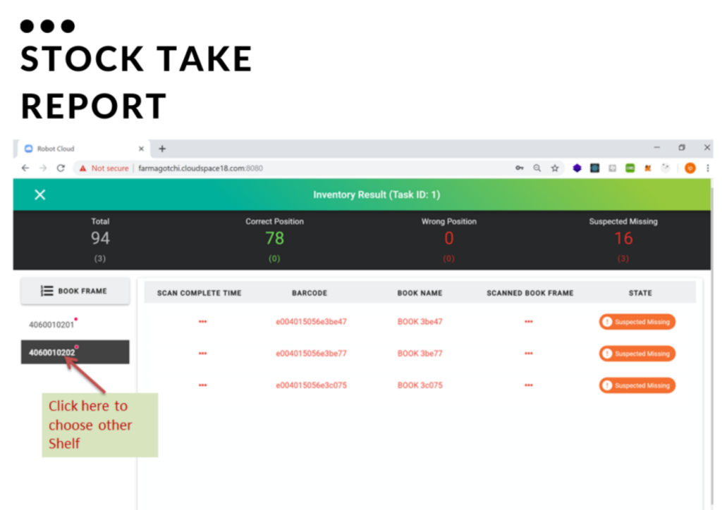 Stock Take Robot