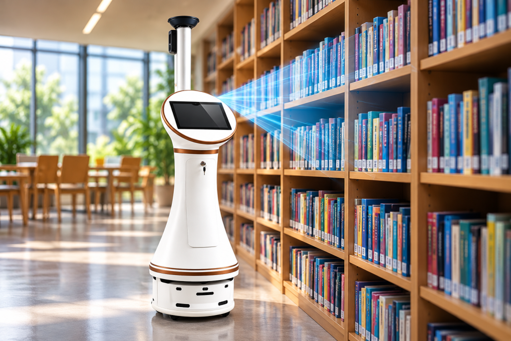 Robot Scanning Library Shelves